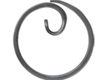 Кованые изделия - элемент кольцо с завитком 02.065.01